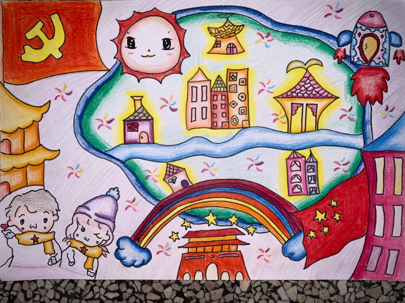 《太阳下的家乡》宜兴市万石中学 二3 刘娜娜.JPG